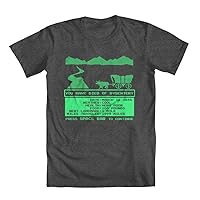 Oregon Trail Inspired You Have Died of Dysentery Men's T-Shirt Charcoal Small