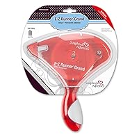 Scrapbook Adhesives by 3L 01250-6 Double-Sided E-Z Runner Grand Adhesive Dispenser, Recyclable, 150-feet, RED, 150 Foot