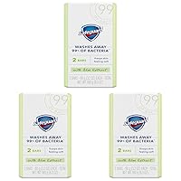 Bar Soap Fresh Clean Scent with Aloe Extract, 3.2oz (2 Count) (Pack of 3)