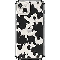 OtterBox iPhone 14 Plus Symmetry Series+ Case - COW PRINT, ultra-sleek, snaps to MagSafe, raised edges protect camera & screen