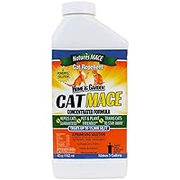 Nature’s MACE Cat Repellent 40oz Concentrate/Treats 15,000 Sq. Ft. / Keep Cats Out of Your Lawn and Garden/Train Your Cat to Stay Out of Bushes/Safe to use Around Children & Plants
