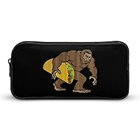 Sasquatch Bigfoot Carrying Taco Pencil Case Durable Pencil Bag Large Capacity Storage Pen Pouch