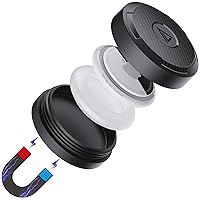 Magnet AirTag Holder,IPX8 Waterproof Case AirTag Sticker Bike Mount,Compatible with Apple AirTag丨Strong Neodymium Magnet,Easy Installation for Car,Utility Trailer,Bike,Metal Surfaces etc.