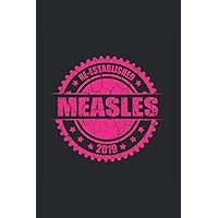 Measles Stamp Doctor Or Nurse Journal: Funny College Ruled Notebook If You Love Vaccines And Drugs. Cool Journal For Coworkers And Students, Sketches, Ideas And To-Do Lists