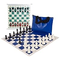 US Chess Federation Basic Scholastic Chess Club Starter Kit - for 20 Members - Royal Blue