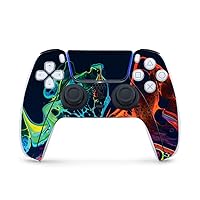 MightySkins Gaming Skin for PS5 / Playstation 5 Controller - Color Splash | Protective Viny wrap | Easy to Apply and Change Style | Made in The USA