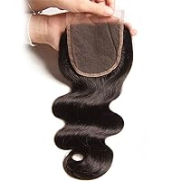 Beauty Forever Hair Indian Virgin Hair Closure1 Piece Free Part Body Wave Lace Closure 100 Unprocessed Human Hair Extensions Natural Color (free part closure 20)