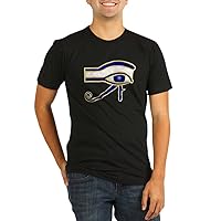 Org Men's Fitted T-Shirt Drk Egyptian Eye of Horus or Ra