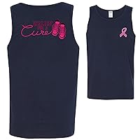 Walkin for A Cure Breast Cancer Awareness Front&Back Mens Tank Top