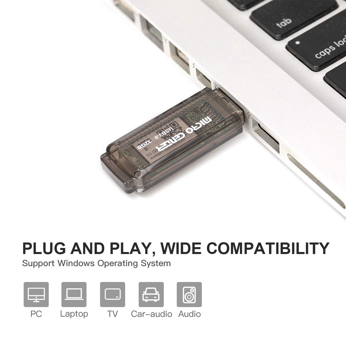 Micro Center SuperSpeed 128GB Type-C USB Flash Drive + 5 Pack 32GB USB 3.0 Flash Drive