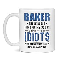 Funny Baker Mug - Baker Gift, 11-Ounce White