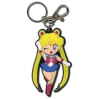 Great Eastern Entertainment Sailormoon SD Sailor Moon PVC Keychain,Multi-colored,2