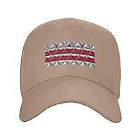 Polygon Effect for Flag of The District of Columbia Baseball Cap for Men Women Dad Hat Classic Adjustable Golf Hats