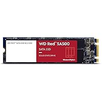 Western Digital 2TB WD Red SA500 NAS 3D NAND Internal SSD - SATA III 6 Gb/s, M.2 2280, Up to 560 MB/s - WDS200T1R0B