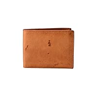 TAEMAN cowhide wallet for Men-Genuine Leather card holder Bifold Stylish Wallet With 2 ID Window