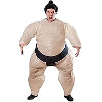 Rubie's Costume Inflatable Sumo Costume with Battery Operated Fan, One Size