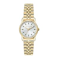 Trussardi T-Joy Women's Watch Time Only Made of Steel, PVD Gold - R2453150506, Yellow Gold, 30mm, Bracelet