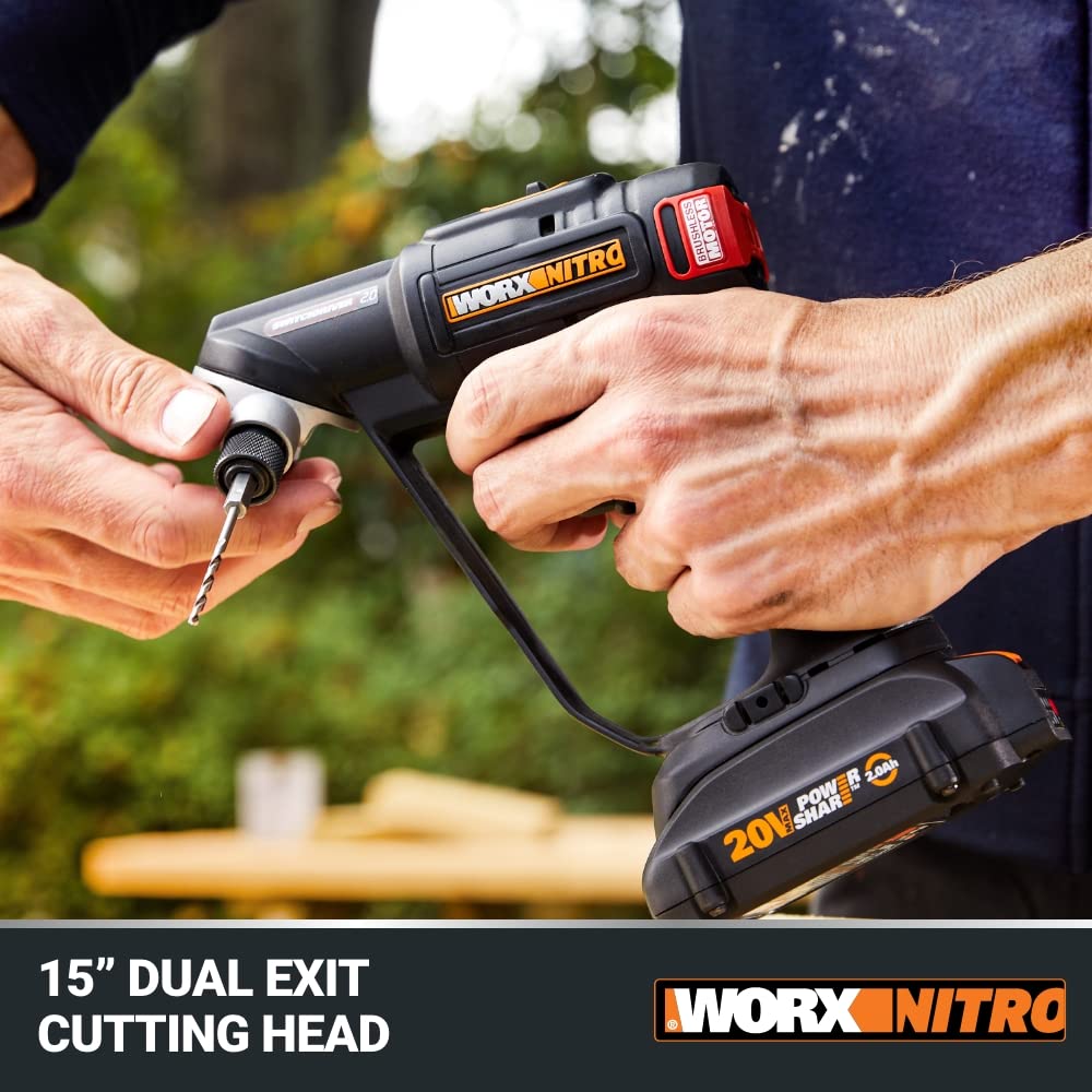 Worx NITRO WX177L 20V Brushless Switchdriver 2.0 2-in-1 Cordless Drill & Driver