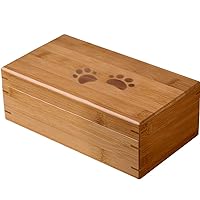 Small Animal Wooden Pet Memorial Keepsake Urn Pet Funeral Urns Memorial Keepsake Box for Dogs Pet Urn Box Wooden Pet Urns for Cats