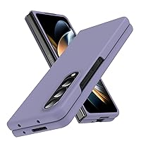 for Galaxy Z Fold 4 5G Case,Lightweight,Slim Fit Drop Protection Rugged Shockproof Cover for Samsung Galaxy Z Fold 4 5G,Slim Thin Hard PC Shockproof Protective Phone Purple 4-Z Fold4-08