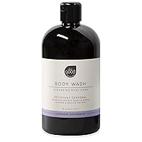 All Good Moisturizing Body Wash for Men & Women | Calendula, Lavender Oil, Peppermint Oil & other Essential Oils | Gentle & Nourishing Body Cleanser | Made in the USA |16oz (Lavender Peppermint)