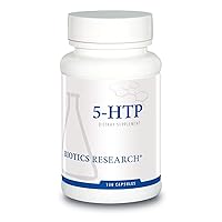 Biotics Research 5HTP 50mg 5HTP Brain Health Promotes Calm Relaxed Mood Overall Sense of Well Being. Serotonin Production. 150 Capsules