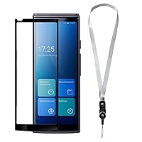 Translator 2, Muti-Functional Lanyard and 1Pack Screen Protector Bundle, Real-Time Translation Device with Online Offline Translation, 24 Inches Long Neck Lanyard, Full Coverage