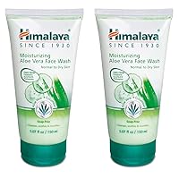 Moisturizing Aloe Vera Face Wash for Smooth, Clean, Hydrated & Soft Skin, 5.07 oz (Pack of 2)