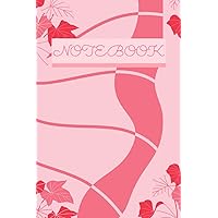 Notebook Pink: Notebook Aesthetic: Pink, Flowers | 120 pages, Notebook for School, Girls, College Students, Kids, Elementary School
