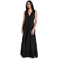 Women's Eyelet Maxi Dress