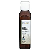 Organic Skin Care Oil, Protecting Sesame, 4 Fluid Ounce