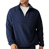 Men's Quarter Zip Pullover Long Sleeve Golf Hiking Running Athletic Shirts Lightweight Workout Sweatshirt with Pocket