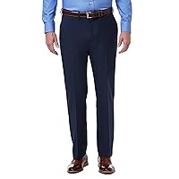 Haggar Mens Premium Comfort Classic Fit Flat Front Dress Pants - Regular and Big and Tall Sizes