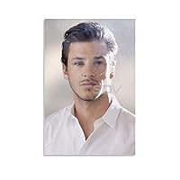 French Film Actor Gaspard Ulliel Handsome Boy Room Aesthetic Portrait Art Poster (4) Canvas Poster Wall Art Decor Print Picture Paintings for Living Room Bedroom Decoration Unframe-style 08*12in