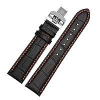 Genuine leather watchband for Mido Multifort M005 Series M005930 wristband 23mm withstainless steel butterfly buckle