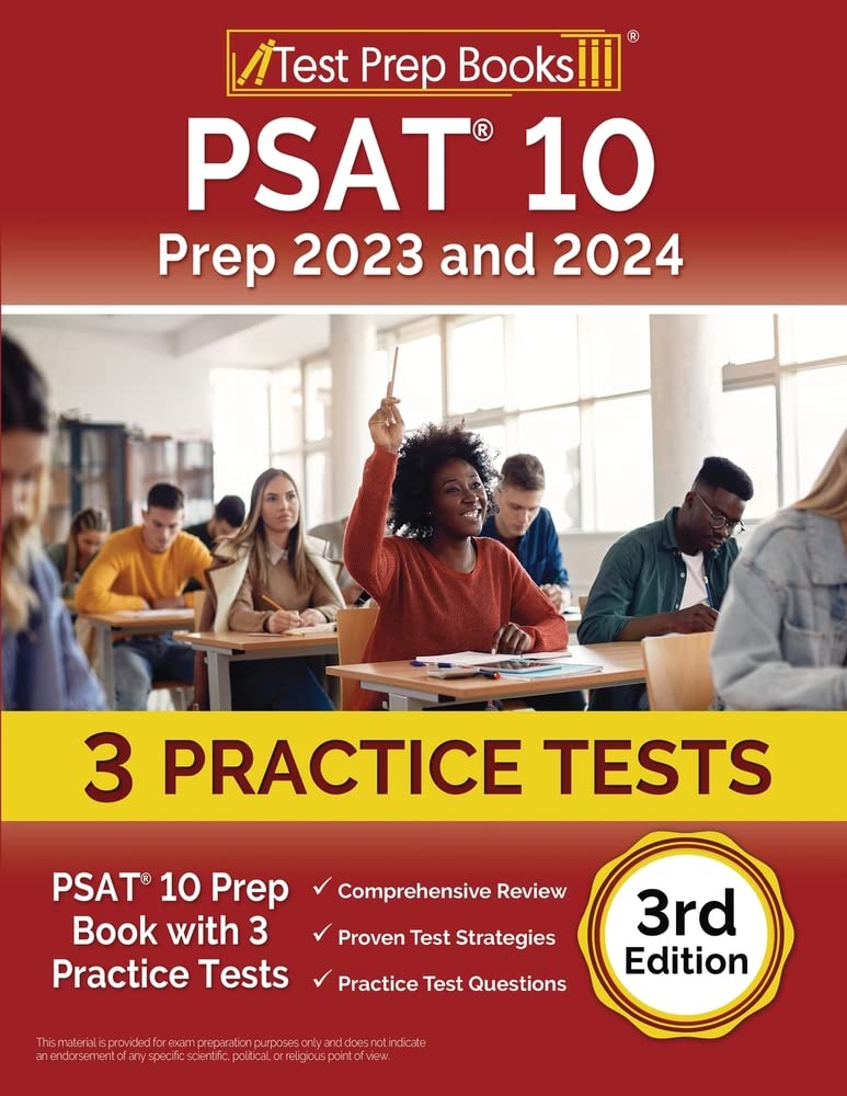 Mua PSAT 10 Prep 2023 and 2024 PSAT 10 Prep Book with 3 Practice Tests