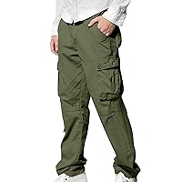 Baggy Cargo Pants for Men Stylish Relaxed Fit Pant Lightweight Hiking Pants Casual Outdoor Athletic Trousers Bottoms