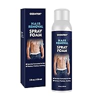 Hair Removal Spray Foam for Men,Painless Depilatory for Bikini, Pubic, Leg, Underarm,Effective & Painless Depilatory Cream Gentle Formula for All Skin Types