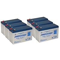 Power-Sonic PS-640 6.0V 4.5Ah SLA Battery F1