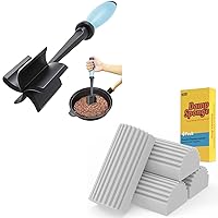 4 Pack Cleaning Duster Sponge+Upgrade Meat Chopper