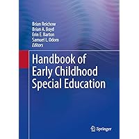 Handbook of Early Childhood Special Education Handbook of Early Childhood Special Education Kindle Hardcover Paperback