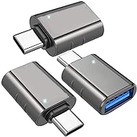 USB C to USB Adapter 3 Pack, USB-C to USB 3.0 Adapter, USB Type-C to USB,Thunderbolt 3 to USB Female Adapter for MacBook Pro2019,MacBook Air 2020,Galaxy Note 10 20 21 S20 S21 S22,Google Pixel 4 3 2 XL