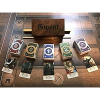 The Witcher Gwent Card Collectible Full Set 5 Decks Total 460 Cards with Box for Witcher Lover!!