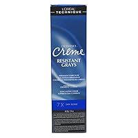 Loreal Excel Creme Resist#7X Dark Blonde 1.74 Ounce (51ml) (Pack of 3)