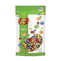 Sours Jelly Beans, Sour Fruit Flavors, 9.8-oz Stand-Up Pouch