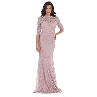 Mother of The Bride Full Length Lace Dress #21452