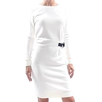 Michael Kors $140 Womens New 1102 Ivory Belted Shirt Dress 2XS B+B