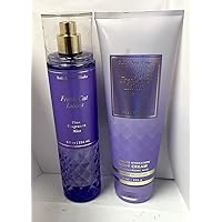 Generic Bath and Body Works - Fresh Cut Lilacs - Gift Set - Fine Fragrance Mist And Body Cream - 2021, Full Size