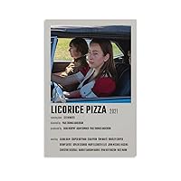 Movie Poster Licorice Pizza Poster 2 Canvas Painting Posters And Prints Wall Art Pictures for Living Room Bedroom Decor 08x12inch(20x30cm) Unframe-style