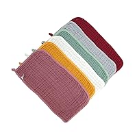 6Pcs Burp Cloths 6 Layer Drooling Towel Hiccup Towel Breathable Baby Saliva Towel For Newborns Toddlers Baby Supply 6pcs Baby Saliva Towel 6 Layer Drooling Towel For Newborns Toddlers 0-2 Year Hiccup